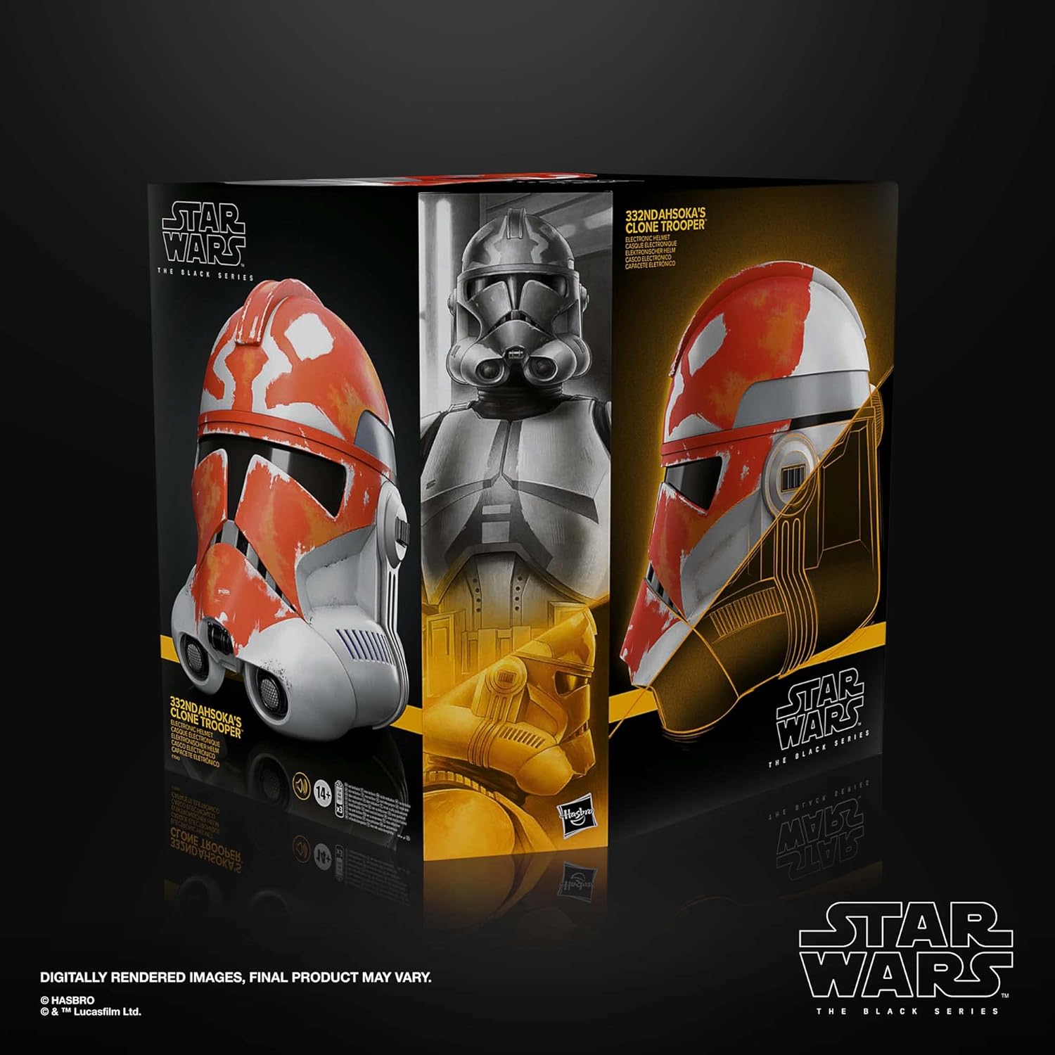 Star Wars: The Black Series - 332nd Ahsoka's Clone Trooper Premium Electronic Helmet