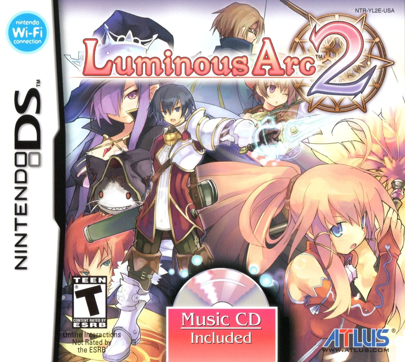 Luminous Arc 2 DS - Video Game - Used - CaveGamers