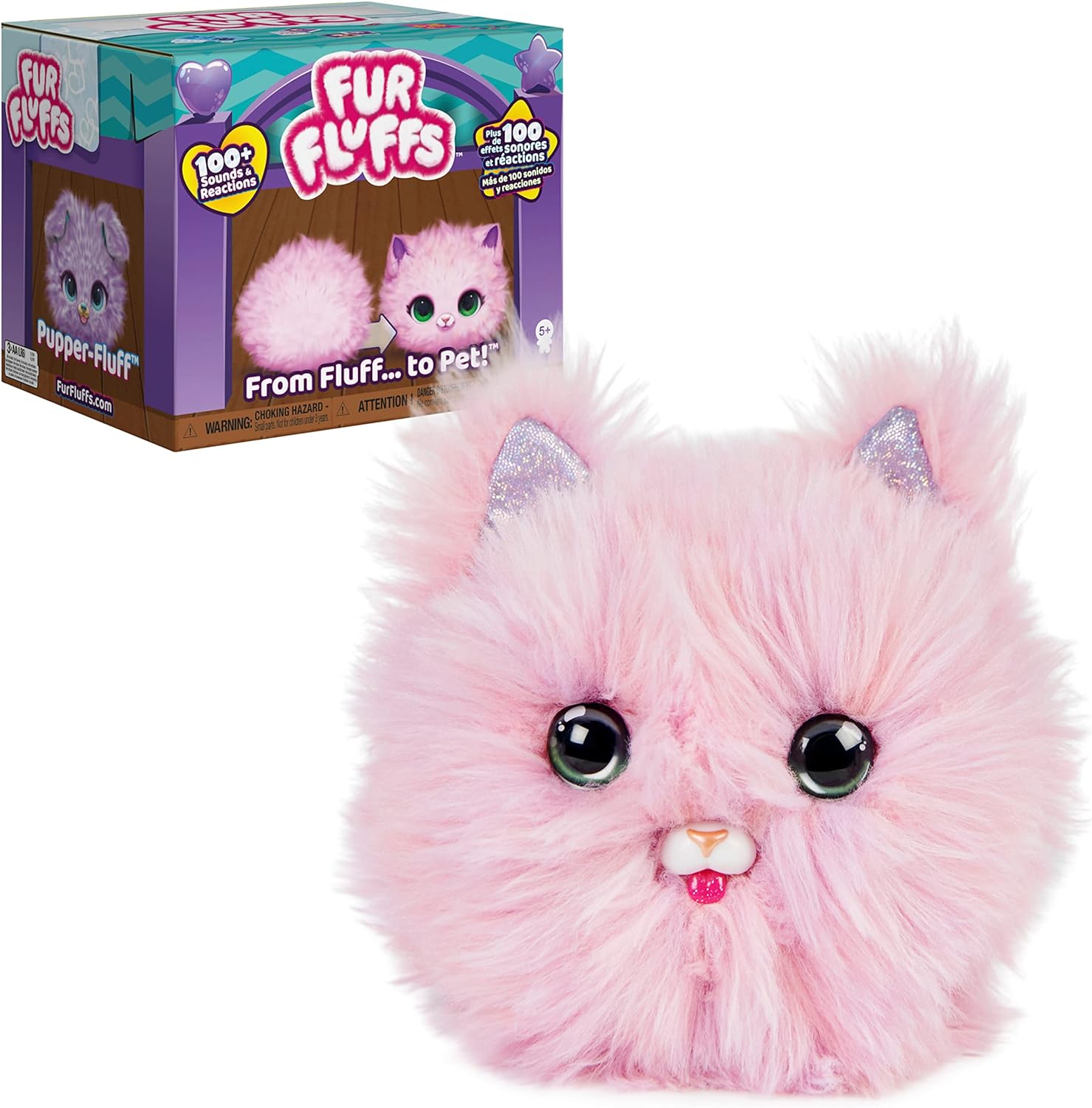 What the Fluff! Pur 'n Fluff - Pink Cat Fur Fluff