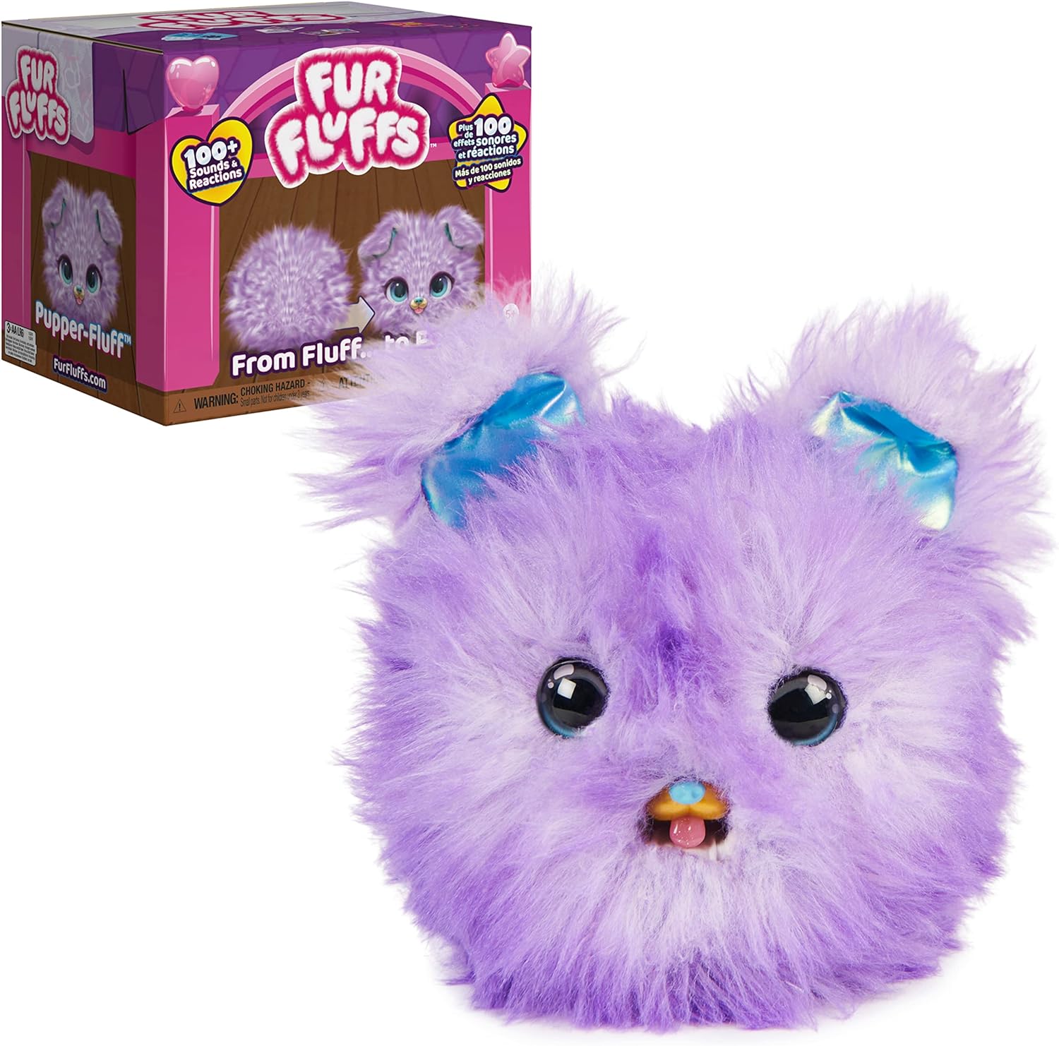 What the Fluff! Pupper-fluff - Purple Dog Fur Fluff - Toys - New - CaveGamers