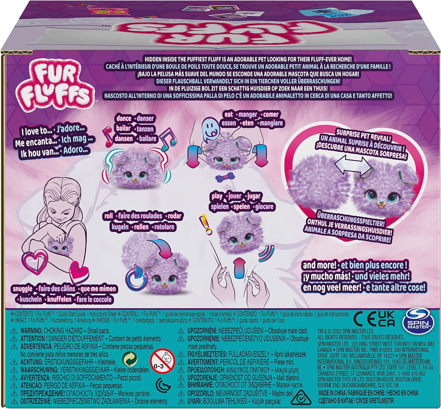 What the Fluff! Pupper-fluff - Purple Dog Fur Fluff