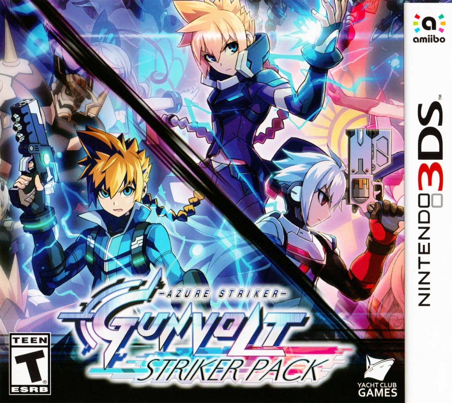 Azure Striker Gunvolt: Striker Pack 3DS - Video Game - Used - CaveGamers