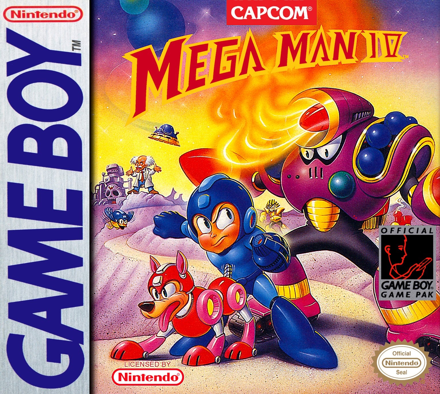 Mega Man IV Game Boy - Video Game - Used - CaveGamers
