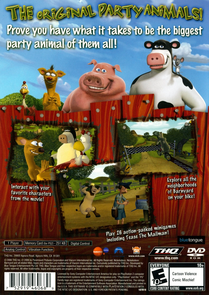 Barnyard PS2 - Video Game - Used - CaveGamers - Image 2
