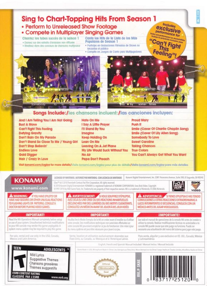 Karaoke Revolution Glee