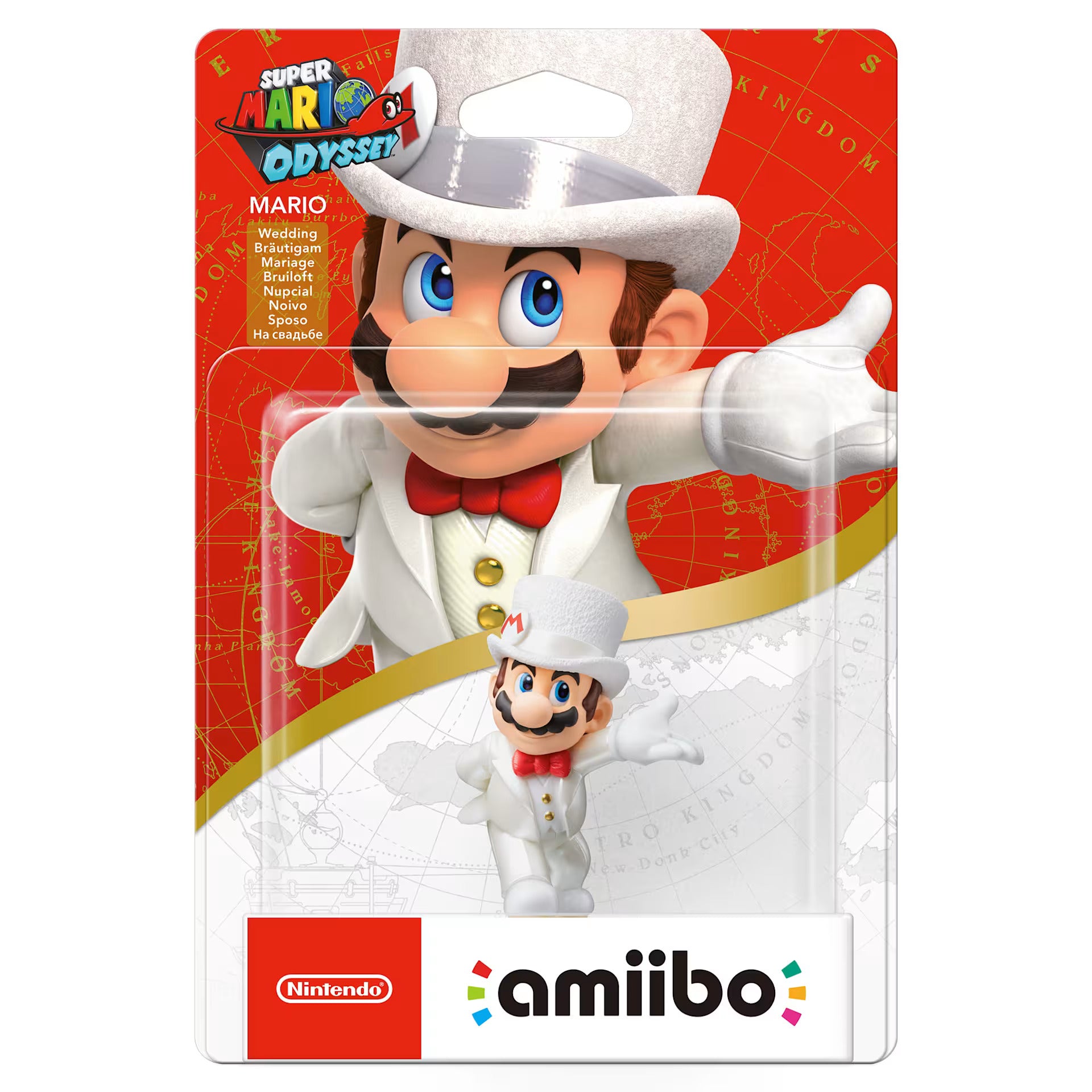 amiibo Super Mario Odyssey Mario Wedding Outfit Amiibos - Video Game Accessory - New - CaveGamers