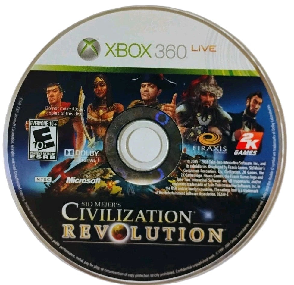 Sid Meier's Civilization Revolution Xbox 360 - Video Game - Used - CaveGamers - Image 3