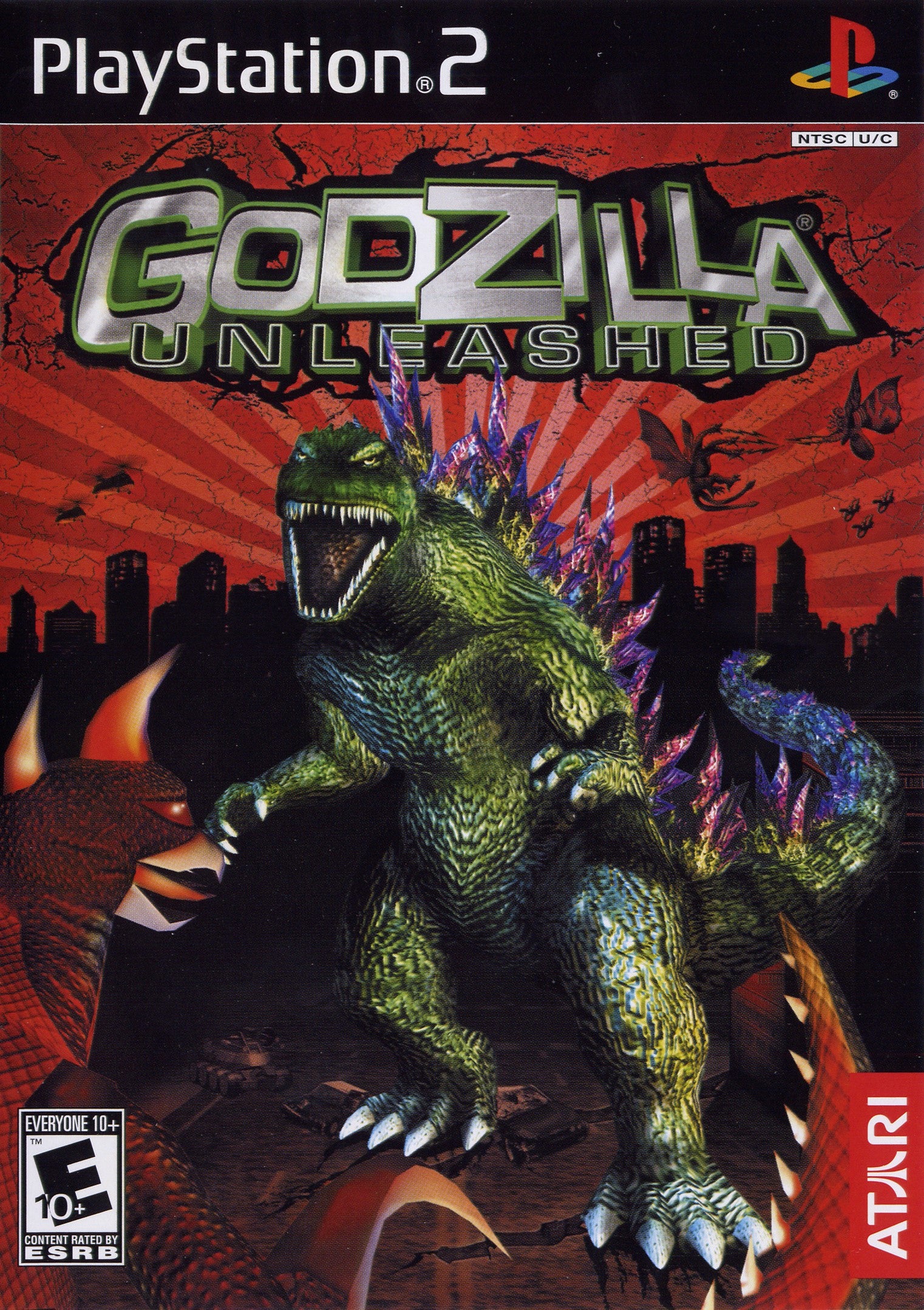 battle of the monsters ps2 Godzilla Unleashed PlayStation 2 PS2