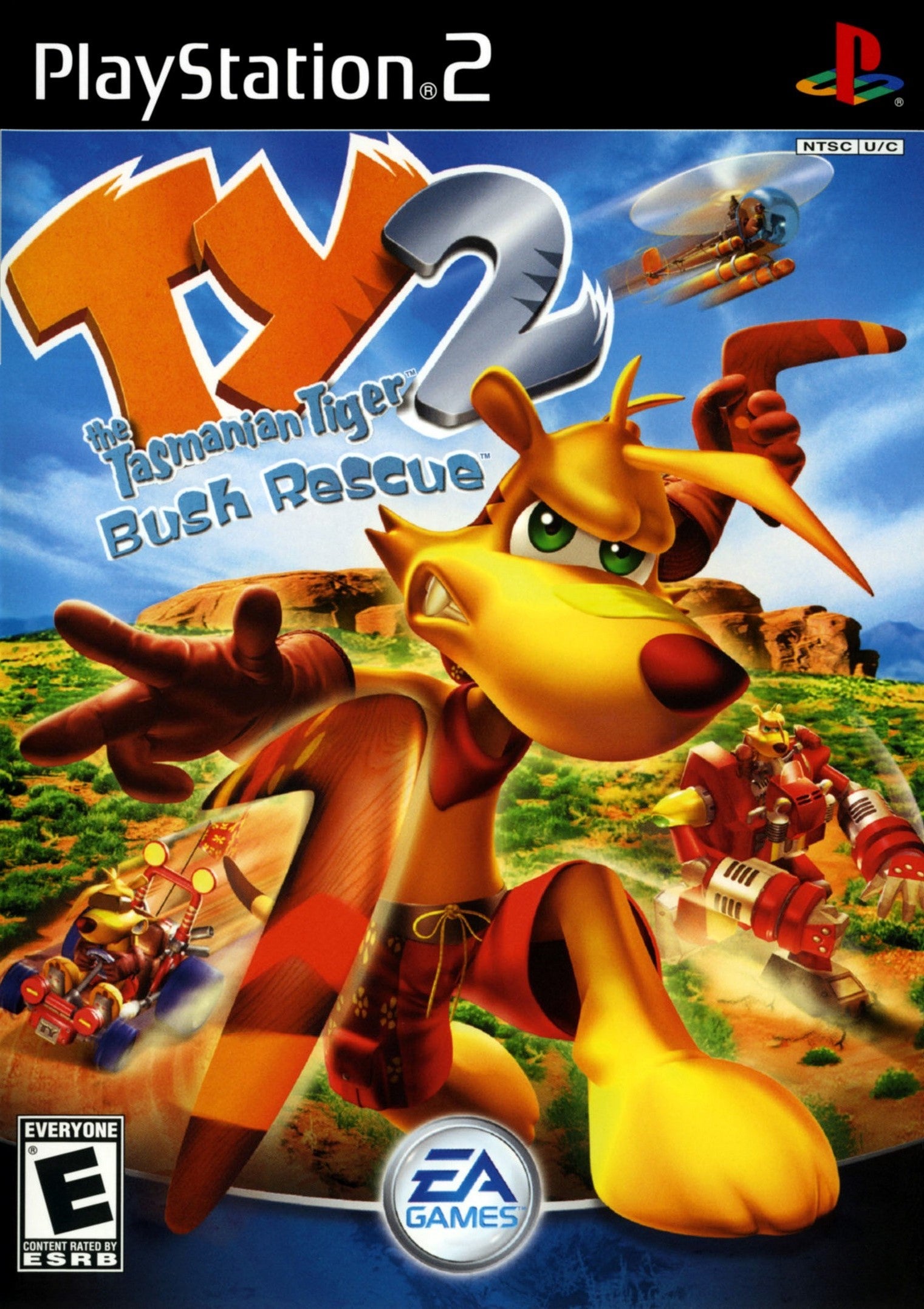 Ty the Tasmanian Tiger 2: Bush Rescue PS2 - Video Game - Used - CaveGamers