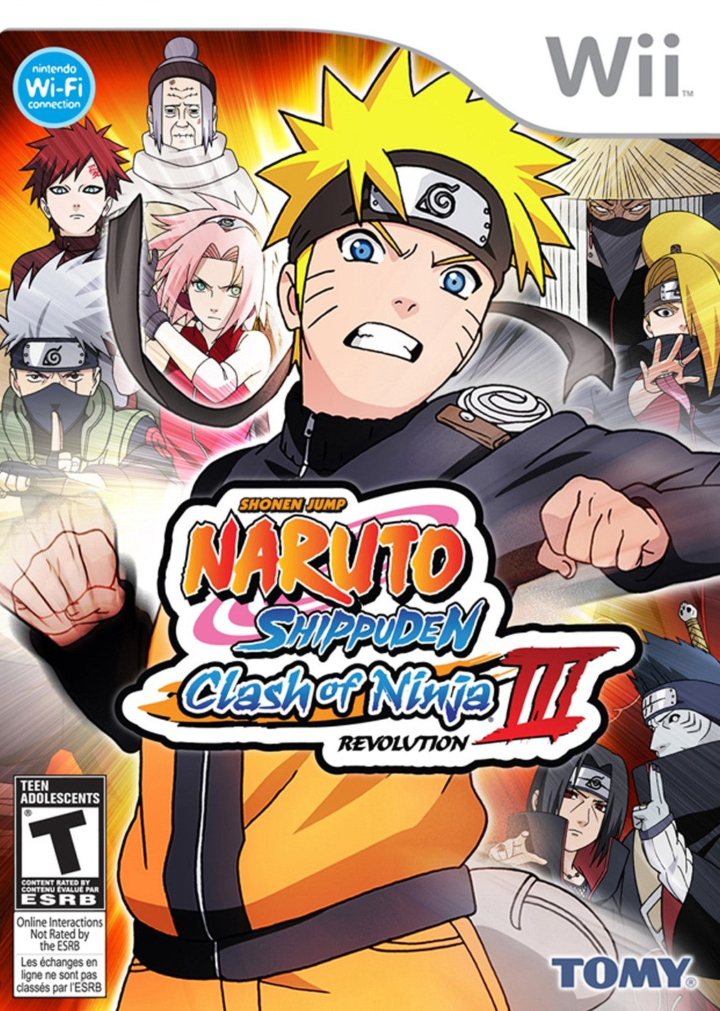 Naruto Shippuden: Clash of Ninja Revolution III Wii - Video Game - Used - CaveGamers