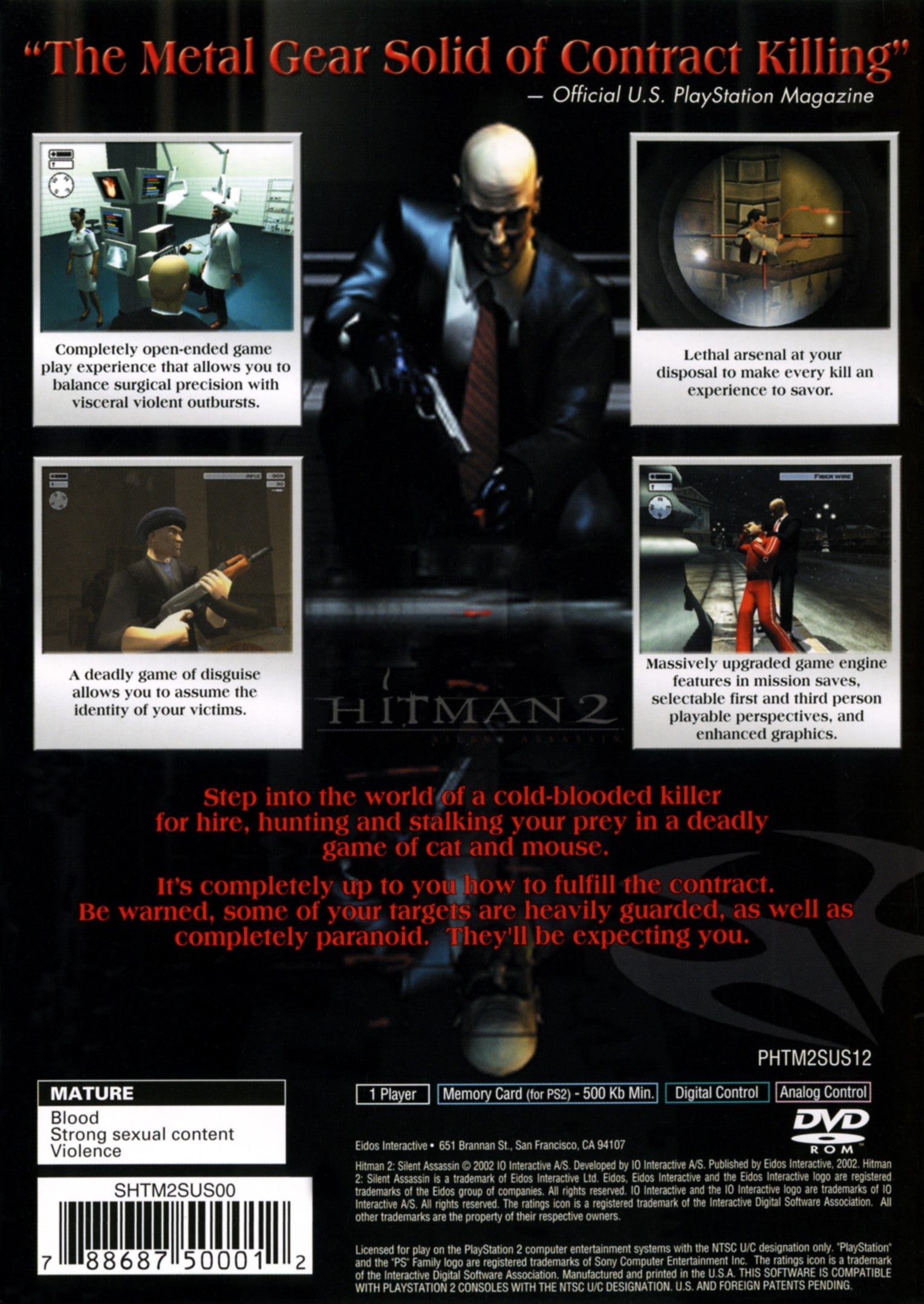 Hitman 2 PS2 - Video Game - Used - CaveGamers - Image 2