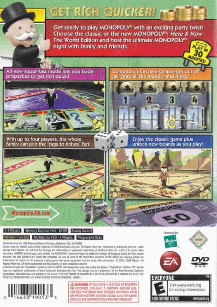 Monopoly PS2 - Video Game - Used - CaveGamers - Image 2