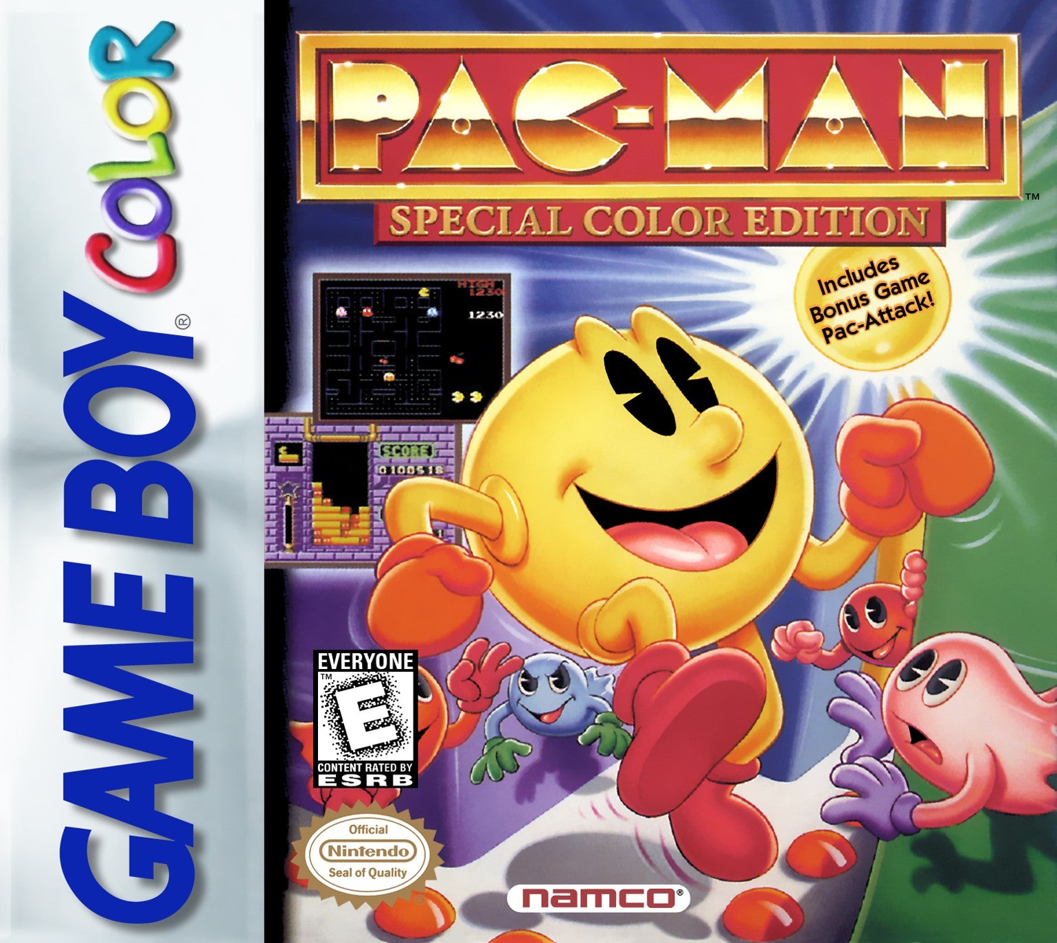 Pac-Man: Special Color Edition Game Boy Color - Video Game - Used - CaveGamers