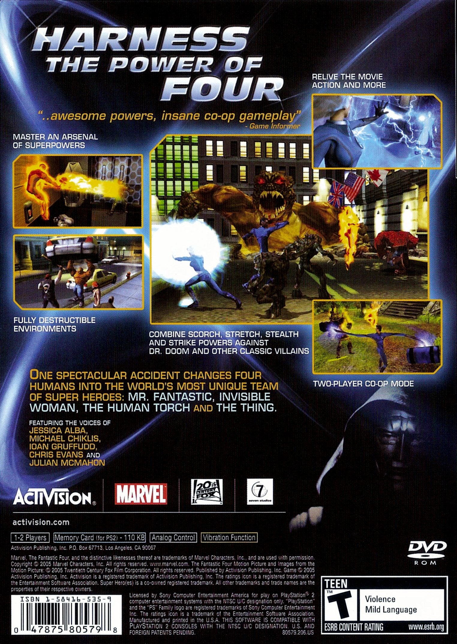 Fantastic Four PS2 - Video Game - Used - CaveGamers - Image 2