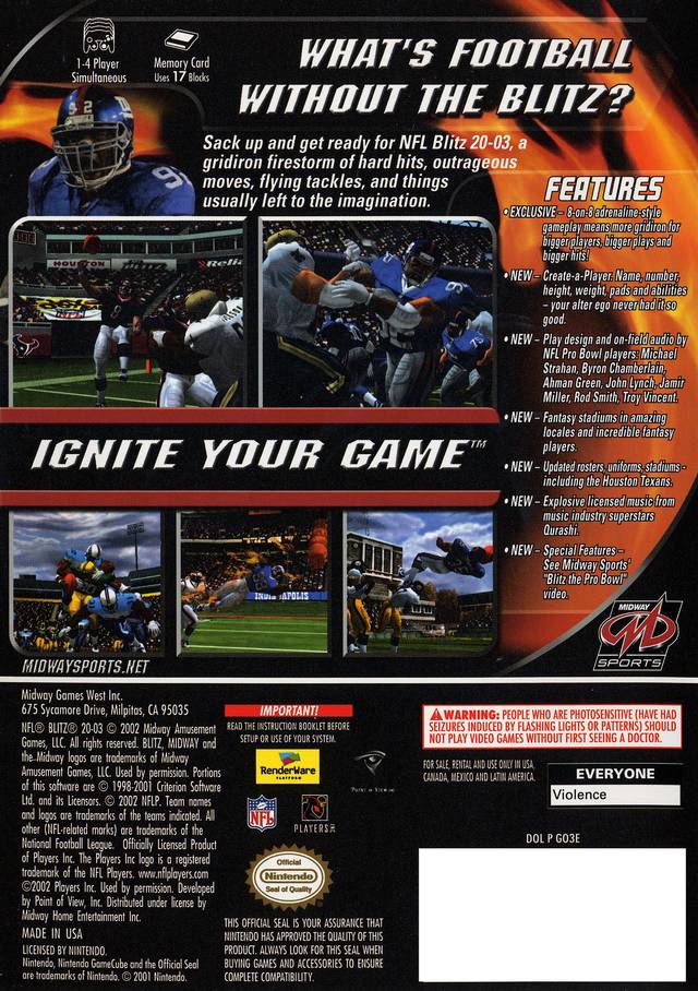 NFL Blitz 2003