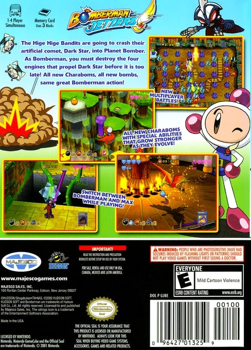 Bomberman Jetters GameCube - Video Game - Used - CaveGamers - Image 2