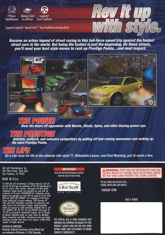 City Racer GameCube - Video Game - Used - CaveGamers - Image 2