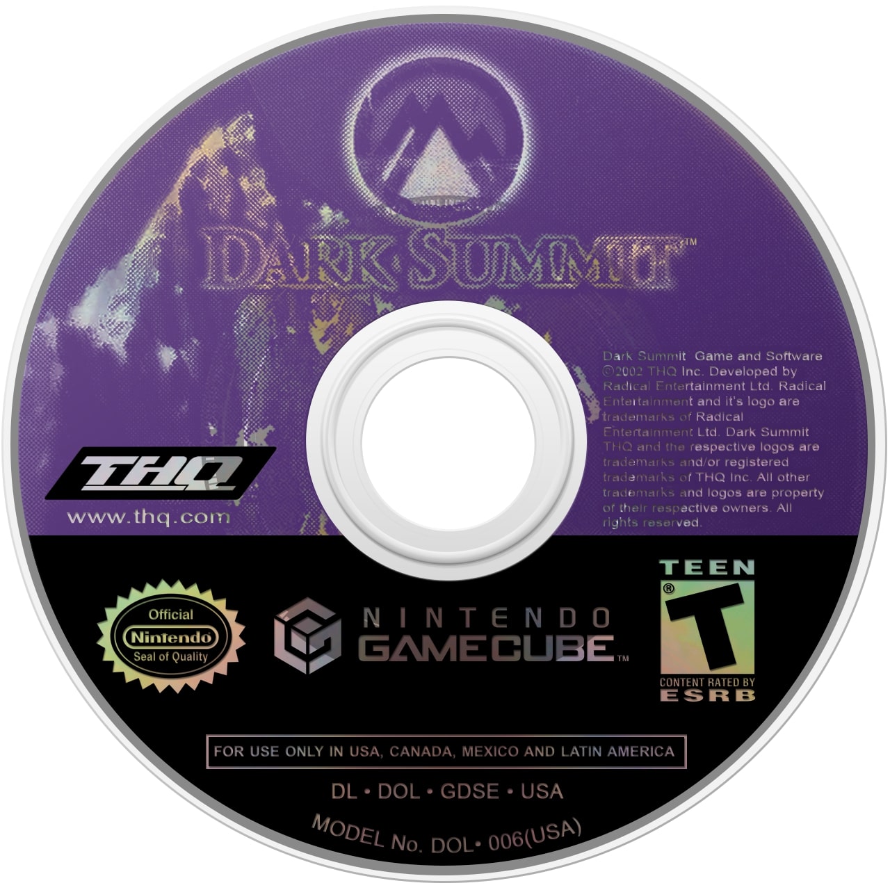 Dark Summit GameCube - Video Game - Used - CaveGamers - Image 3