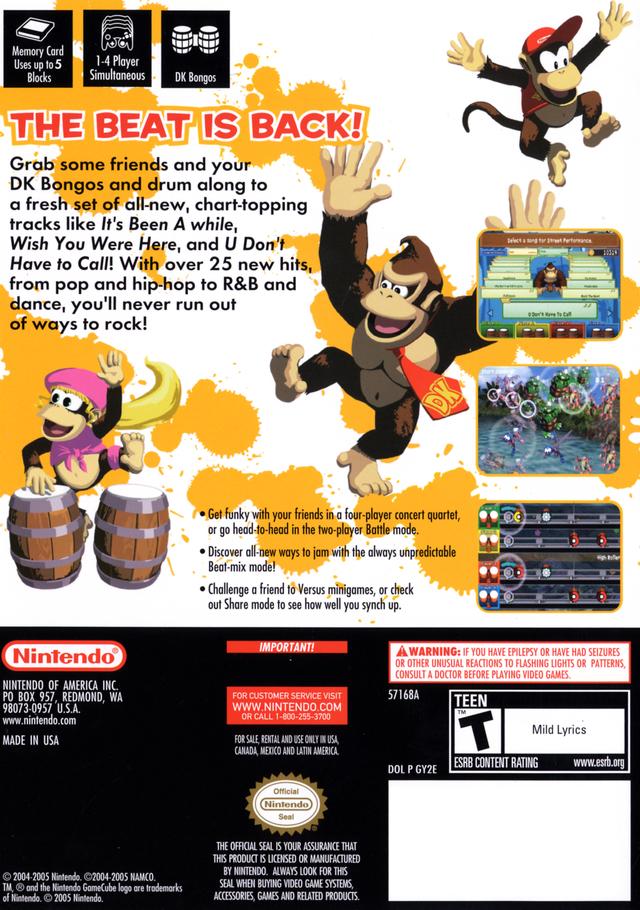 Donkey Konga 2 GameCube - Video Game - Used - CaveGamers - Image 2