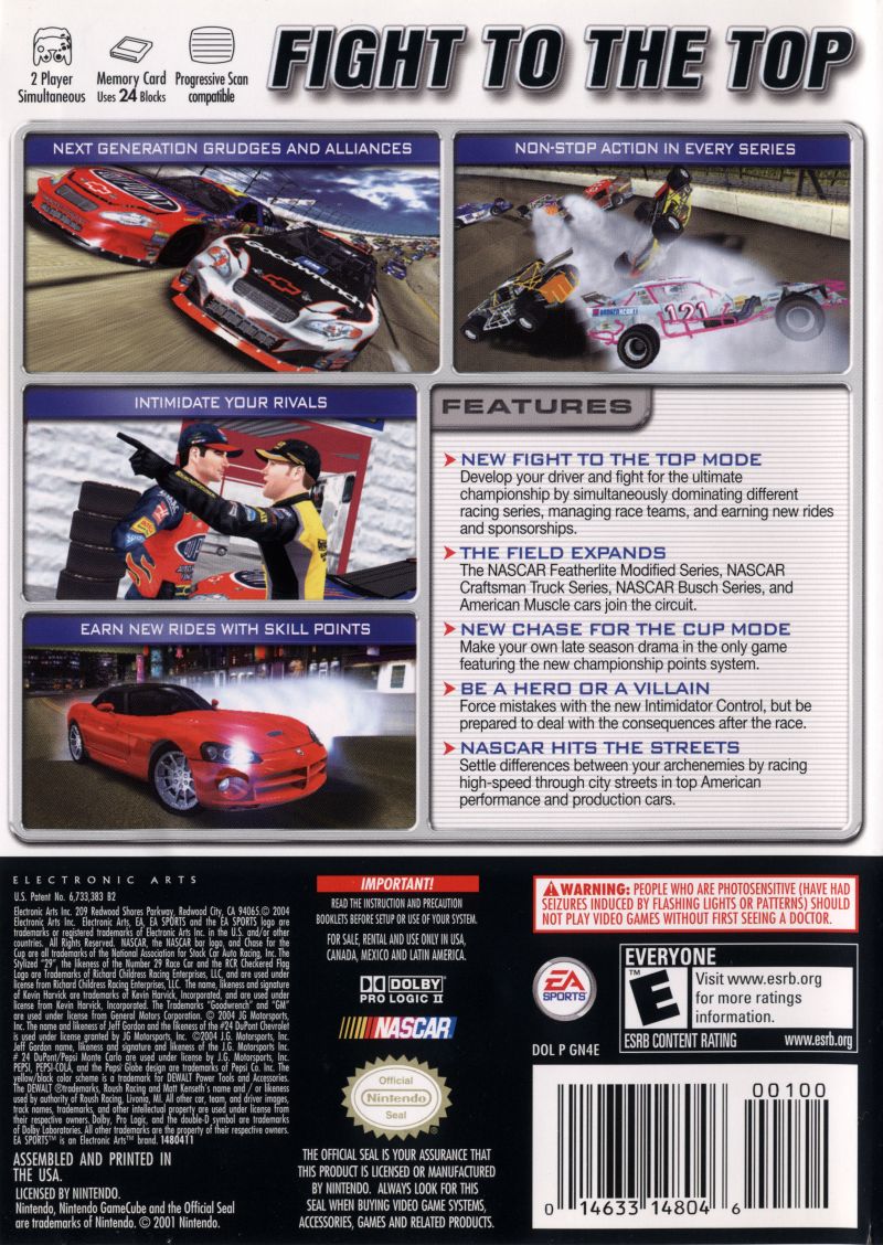NASCAR Chase for the Cup 2005 GameCube - Video Game - Used - CaveGamers - Image 2