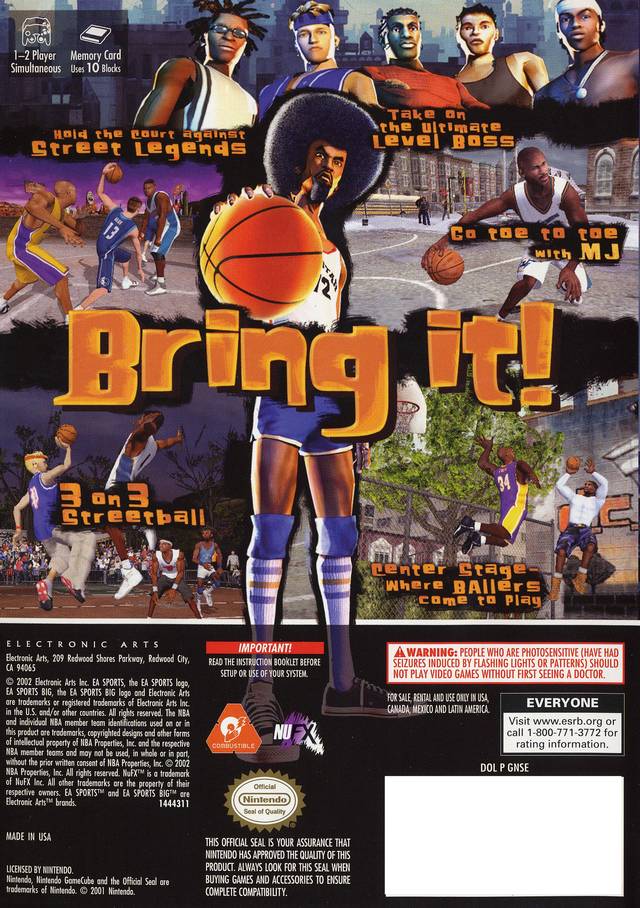 NBA Street GameCube - Video Game - Used - CaveGamers - Image 2