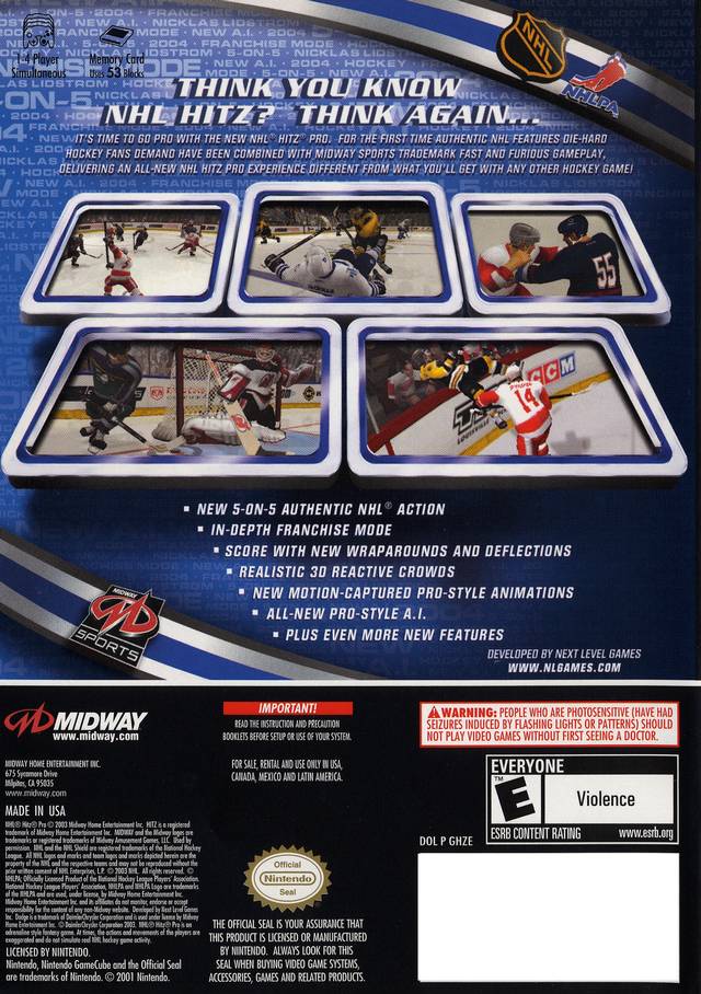 NHL Hitz Pro