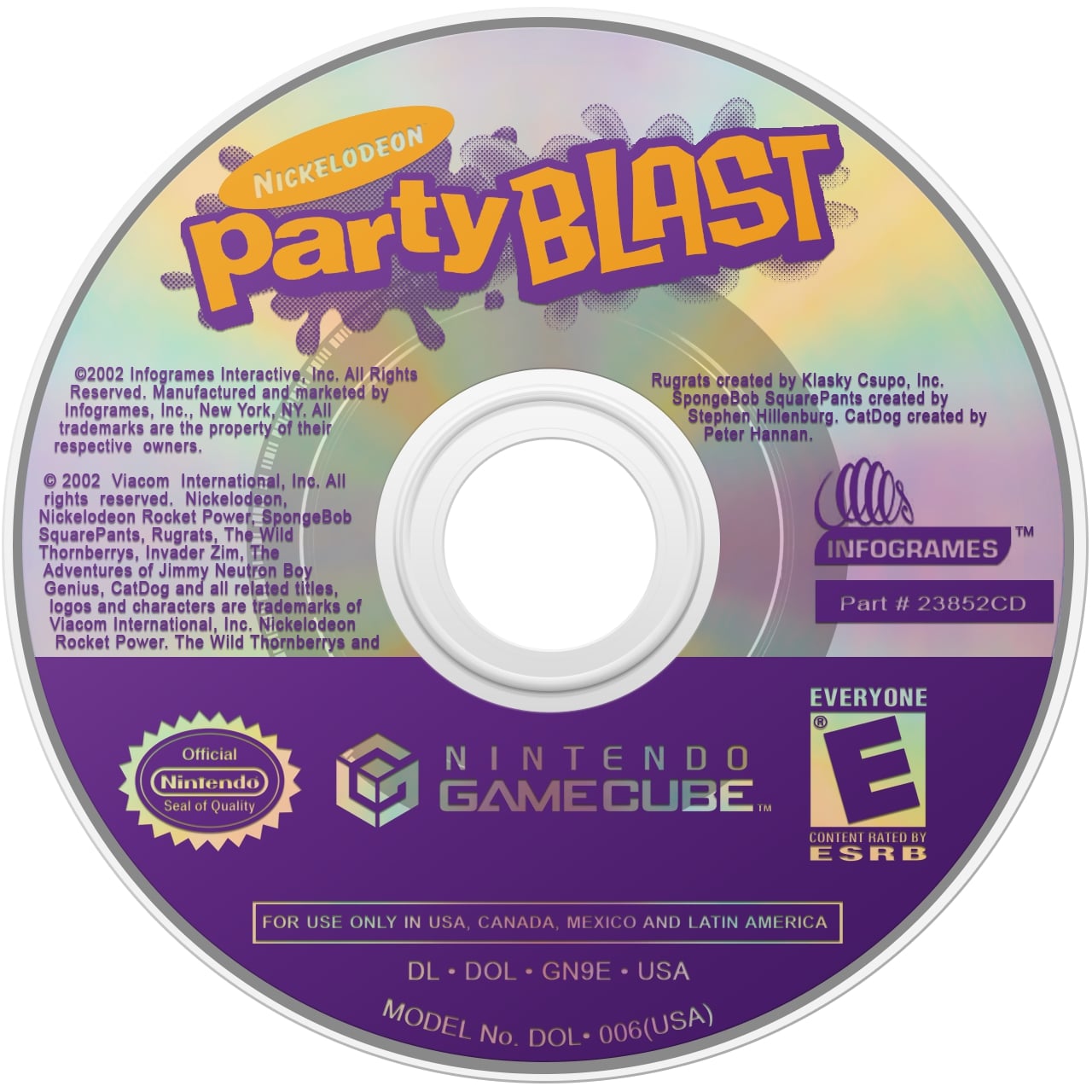 Nickelodeon Party Blast GameCube - Video Game - Used - CaveGamers - Image 3