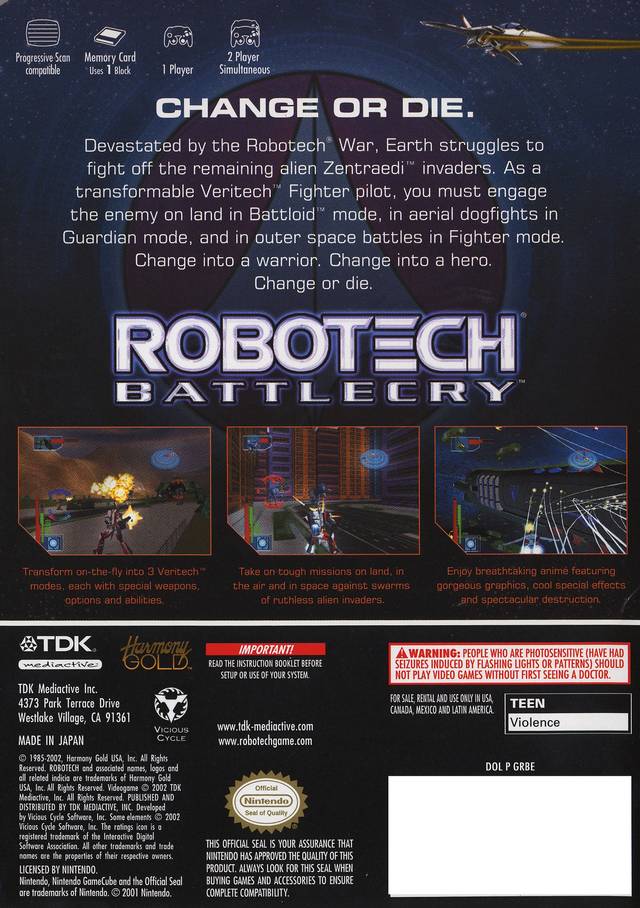 Robotech Battlecry