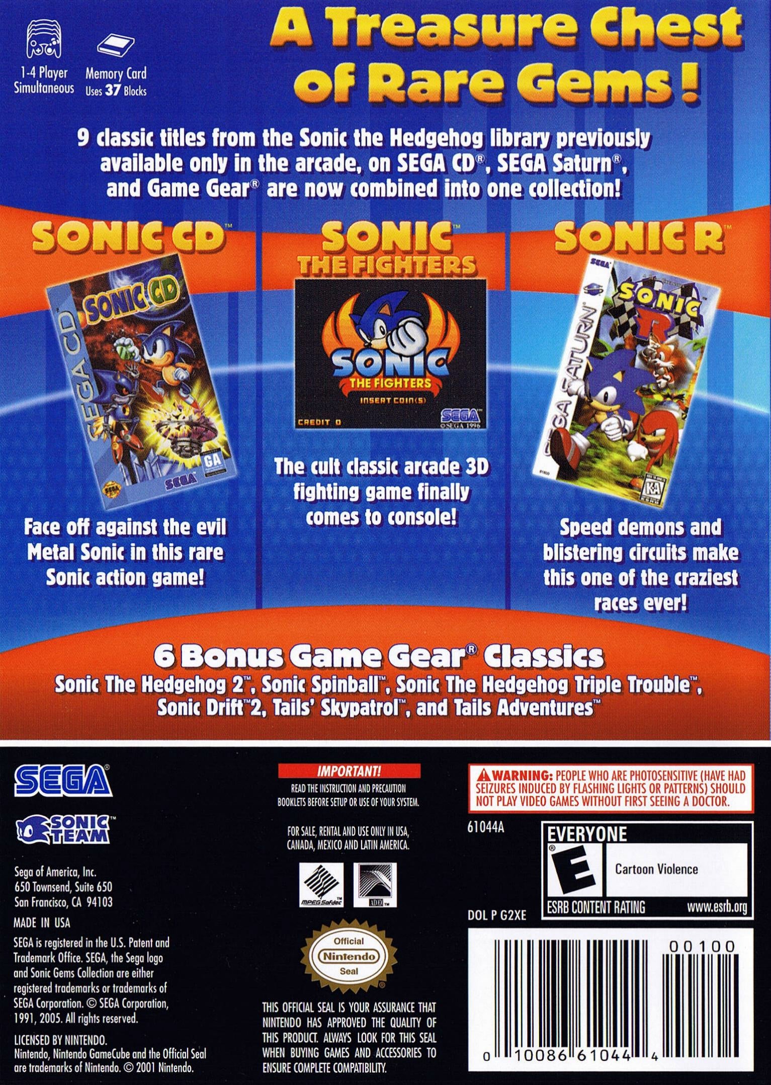Sonic Gems Collection