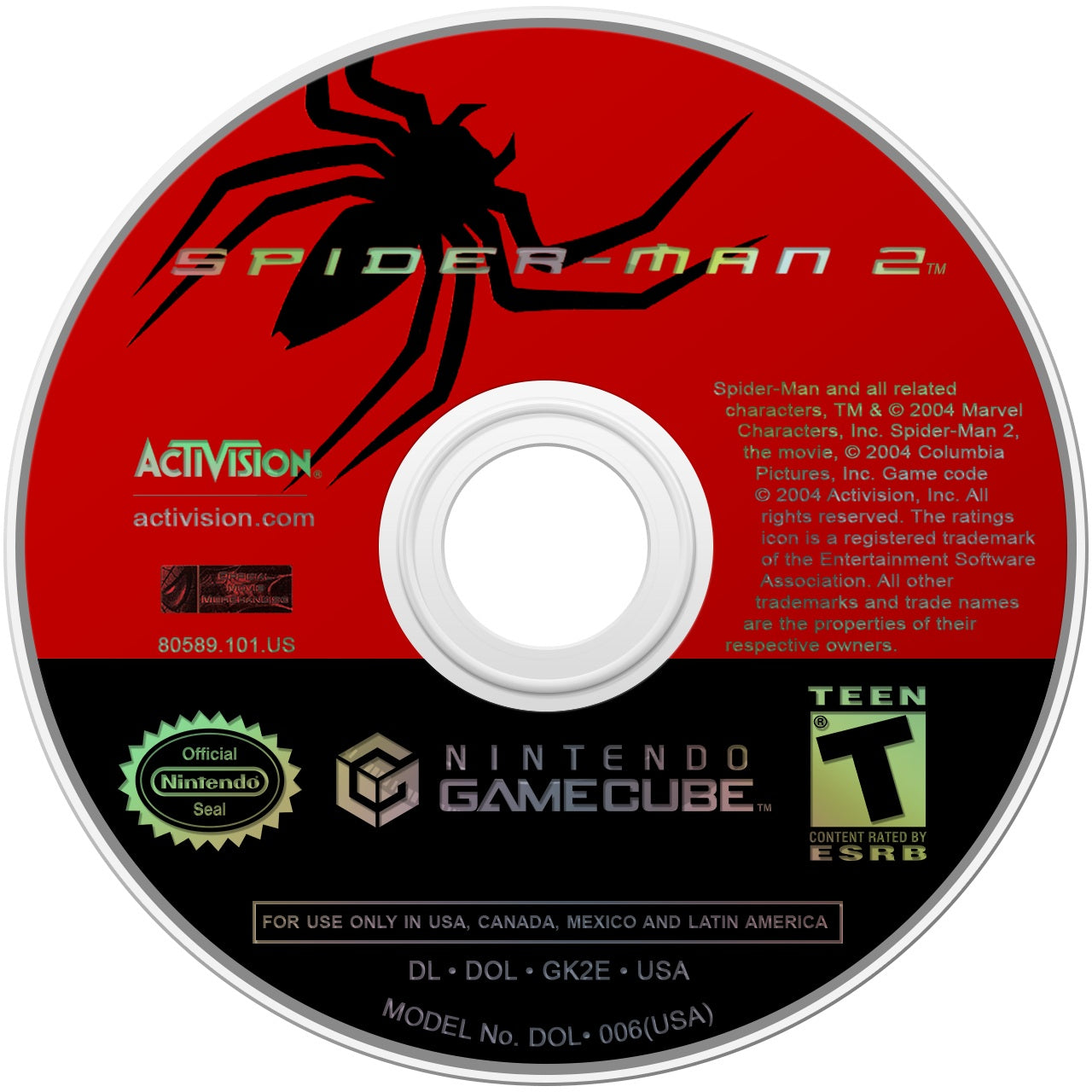 Spider-Man 2 GameCube - Video Game - Used - CaveGamers - Image 3