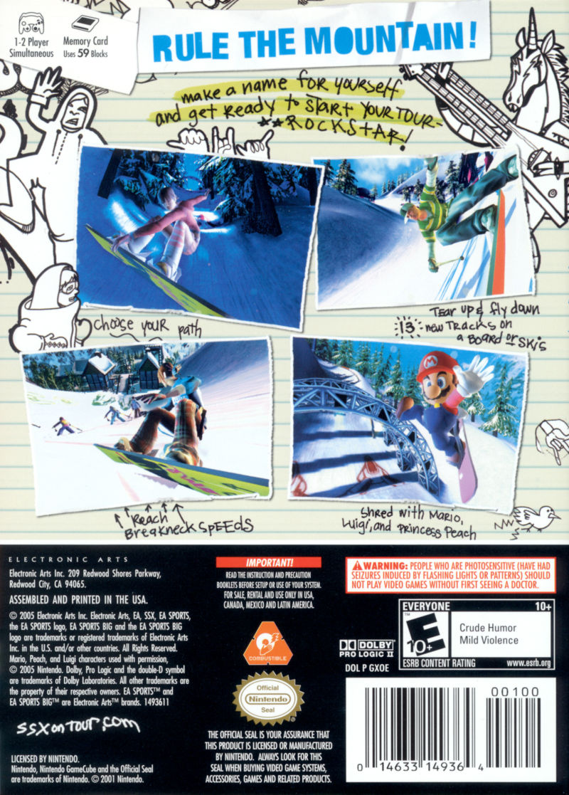 SSX On Tour GameCube - Video Game - Used - CaveGamers - Image 2