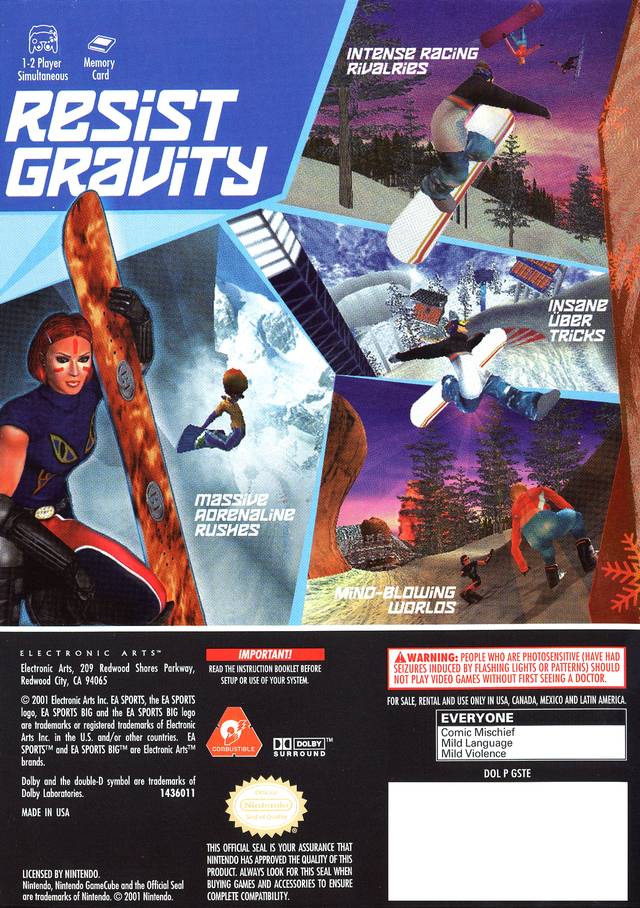SSX Tricky GameCube - Video Game - Used - CaveGamers - Image 2