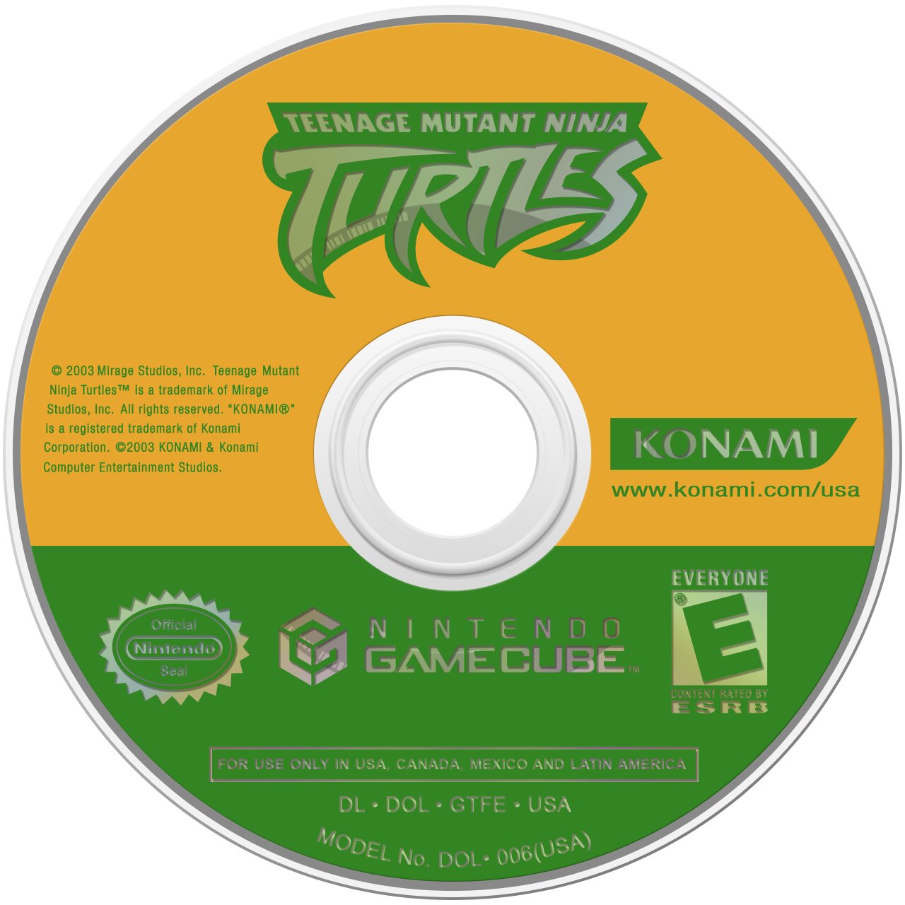 Teenage Mutant Ninja Turtles GameCube - Video Game - Used - CaveGamers - Image 3