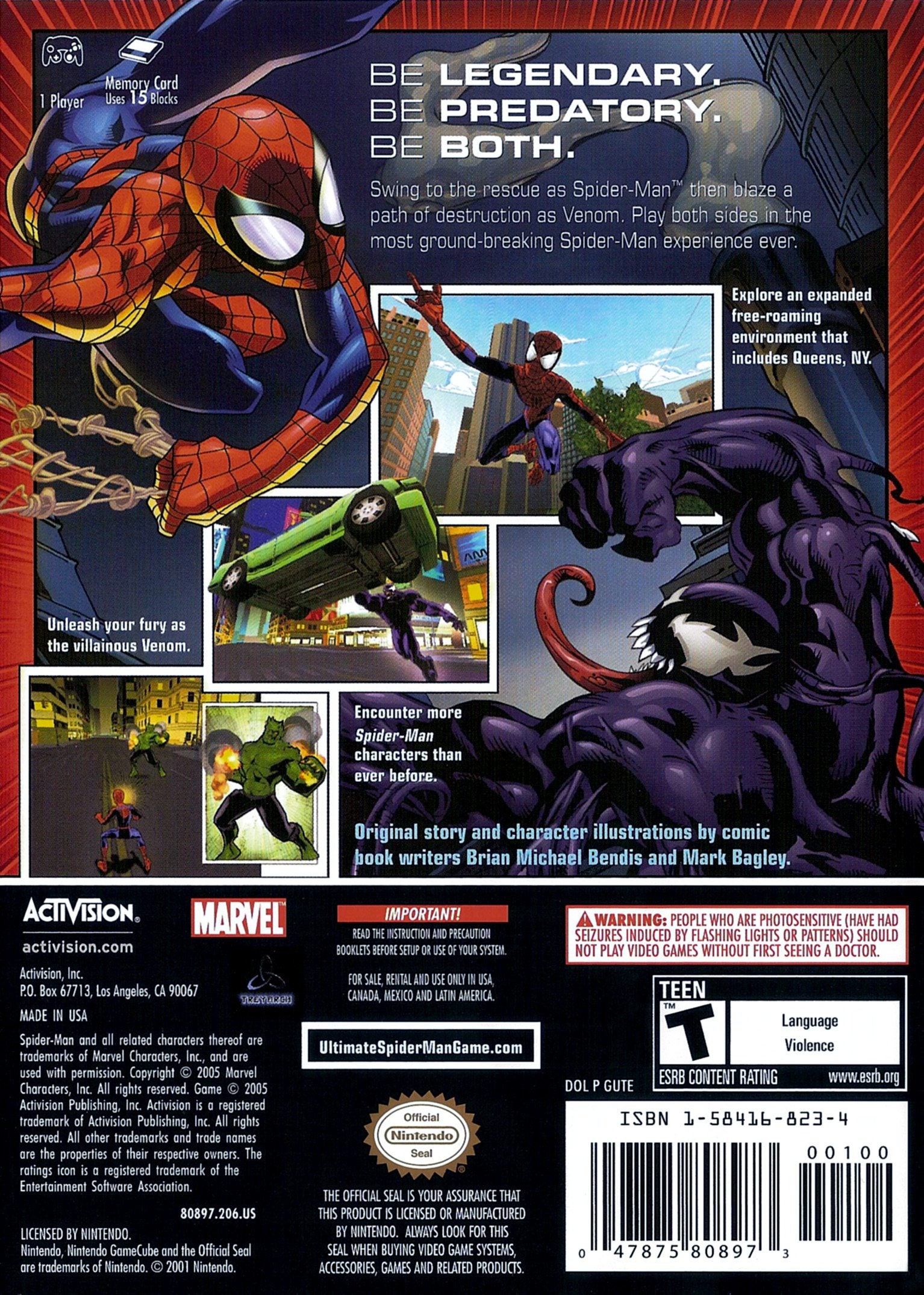 Ultimate Spider-Man GameCube - Video Game - Used - CaveGamers - Image 2
