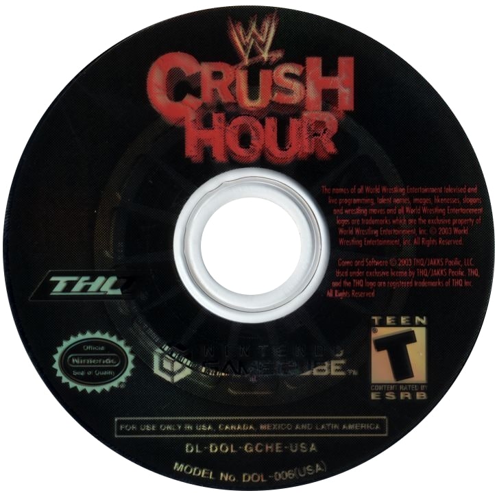WWE Crush Hour GameCube - Video Game - Used - CaveGamers - Image 3