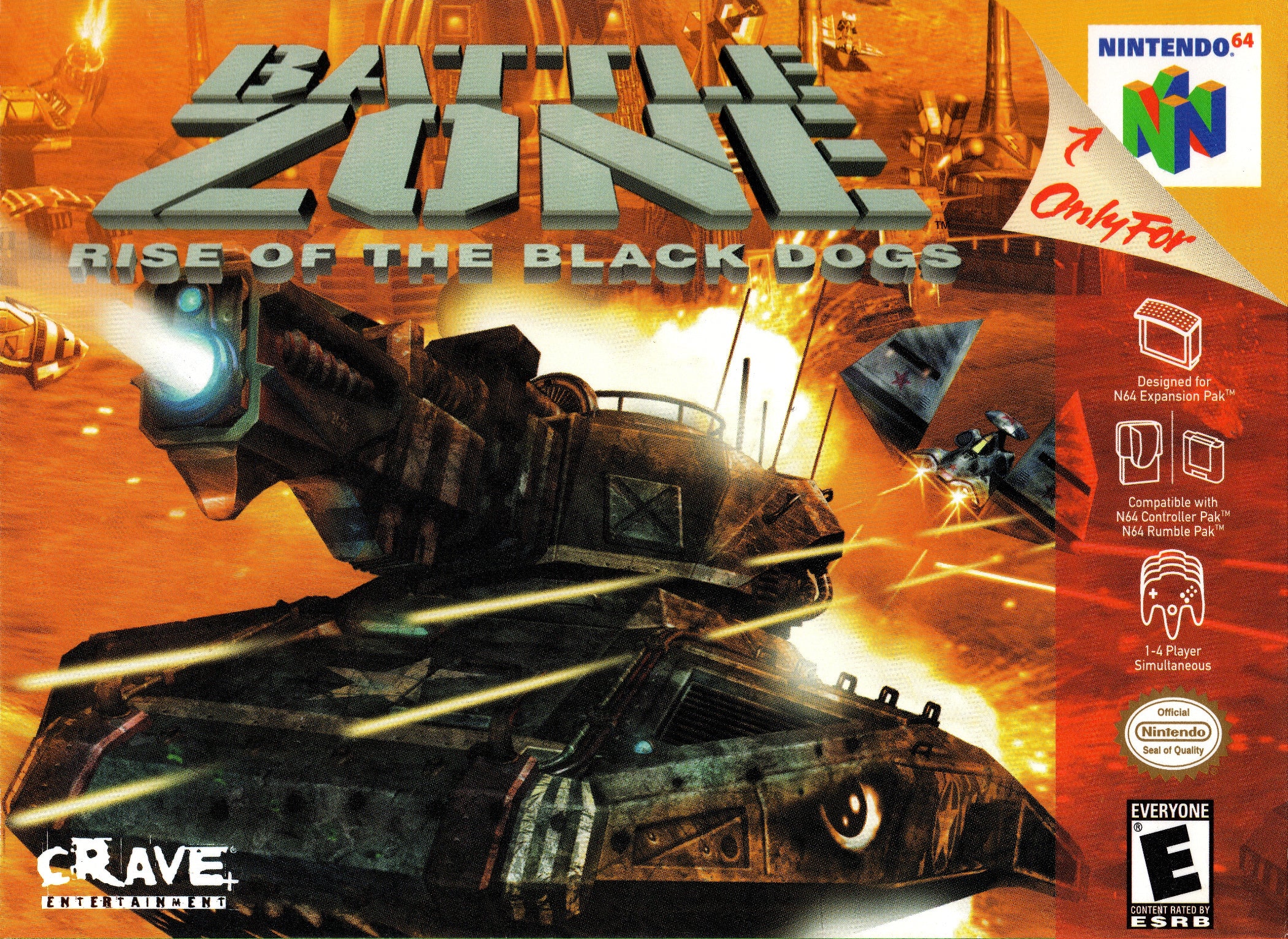 Battlezone: Rise of the Black Dogs N64 - Video Game - Used - CaveGamers