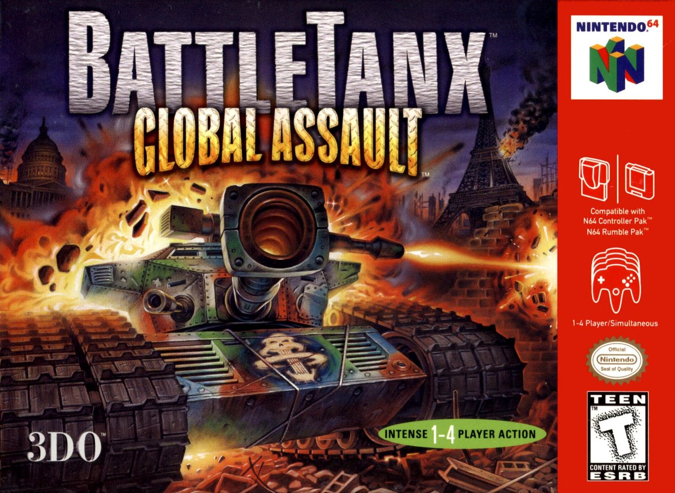 Battletanx Global Assault N64 - Video Game - Used - CaveGamers