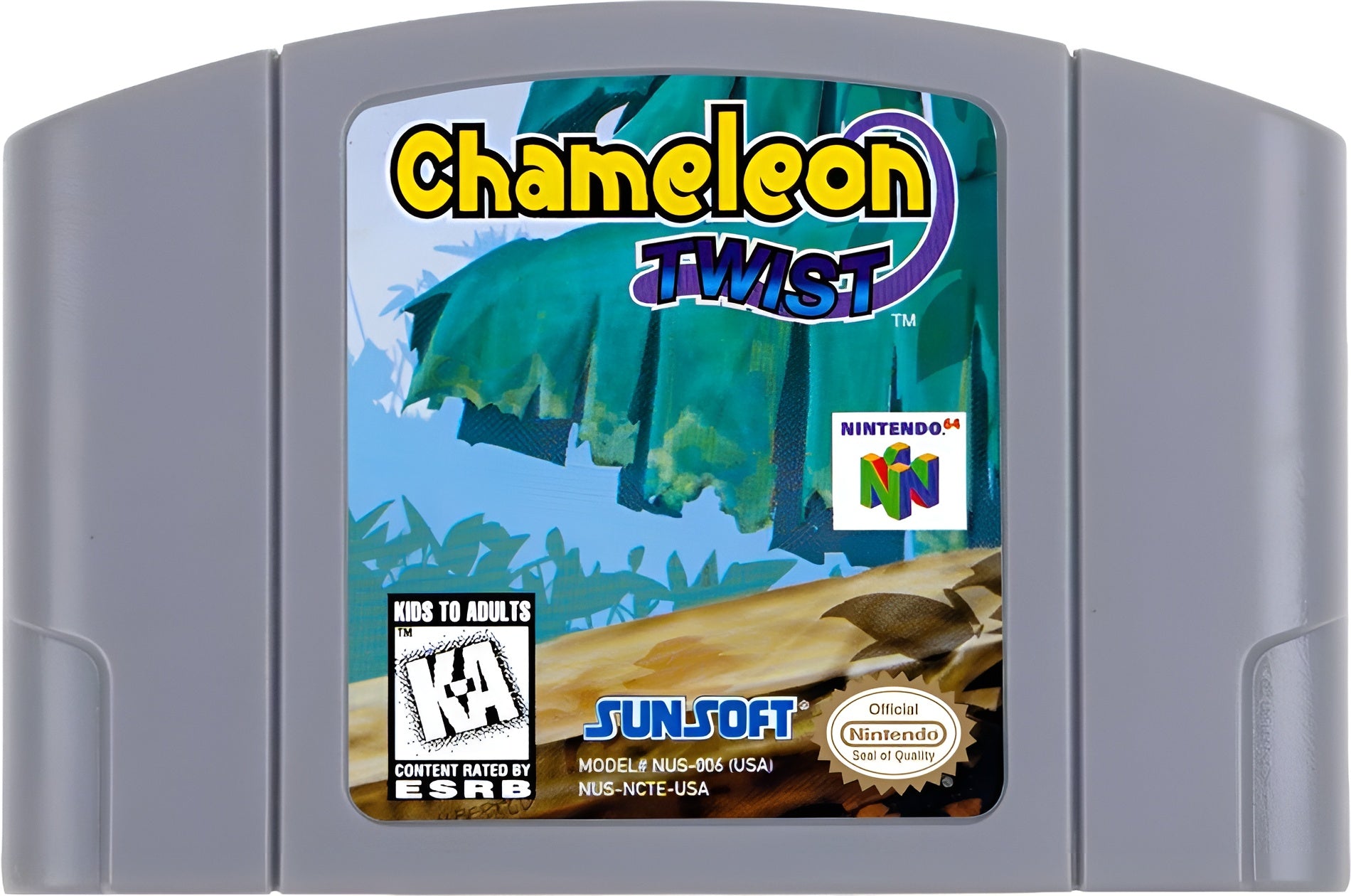 Chameleon Twist N64 - Video Game - Used - CaveGamers - Image 3