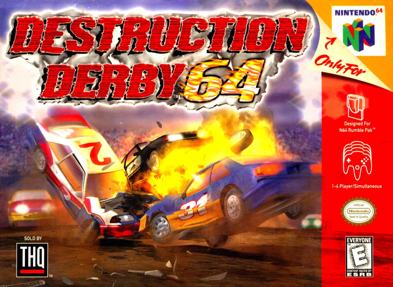 Destruction Derby 64 N64 - Video Game - Used - CaveGamers