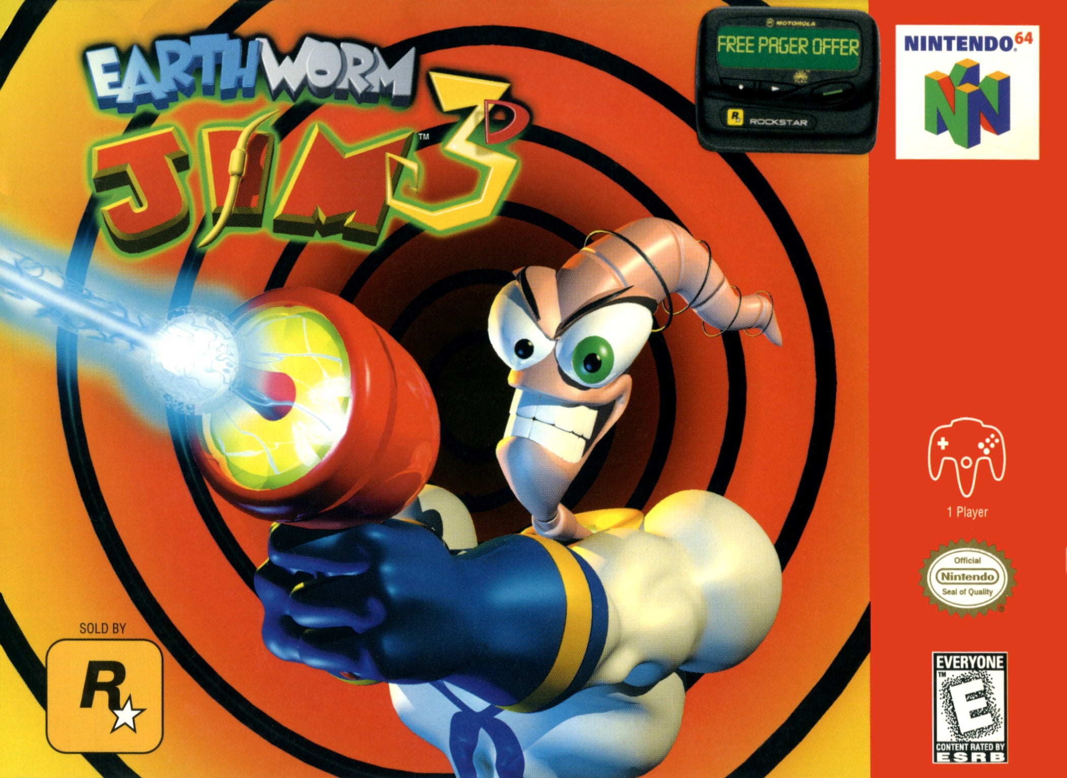 Earthworm Jim 3D N64 - Video Game - Used - CaveGamers