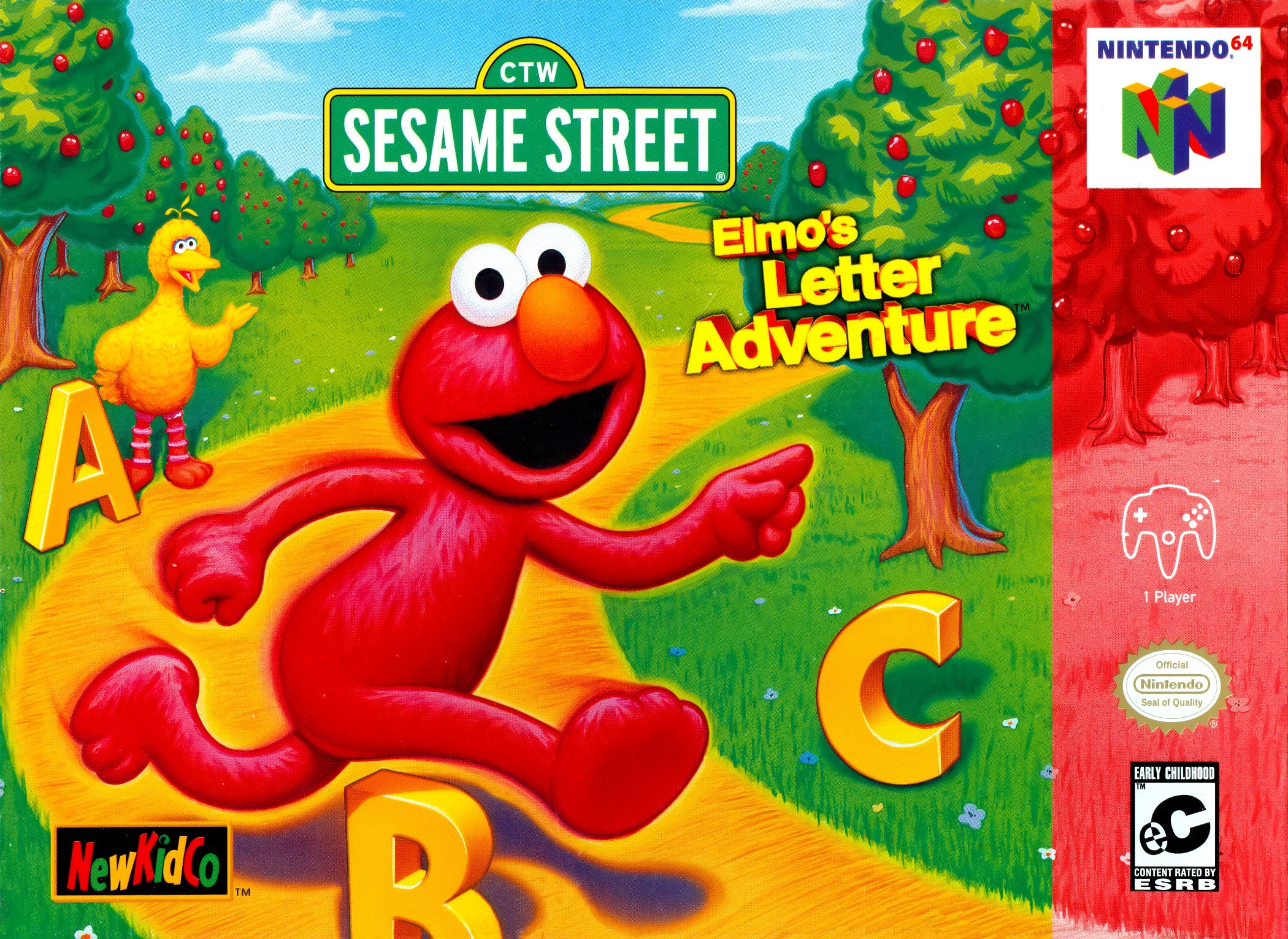 Elmo's Letter Adventure N64 - Video Game - Used - CaveGamers