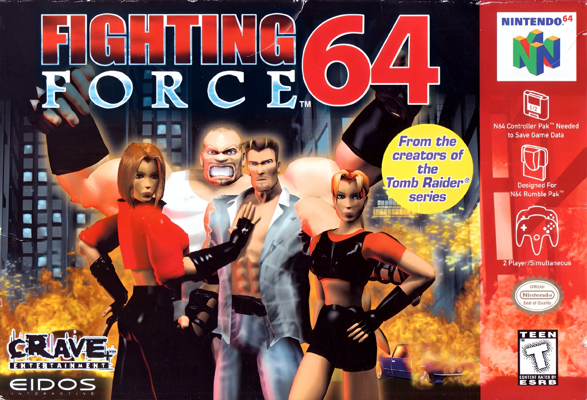 Fighting Force 64 N64 - Video Game - Used - CaveGamers