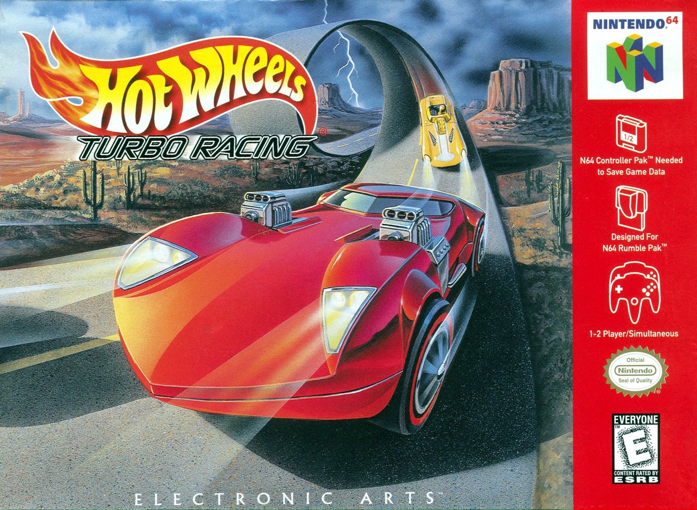 Hot Wheels Turbo Racing N64 - Video Game - Used - CaveGamers