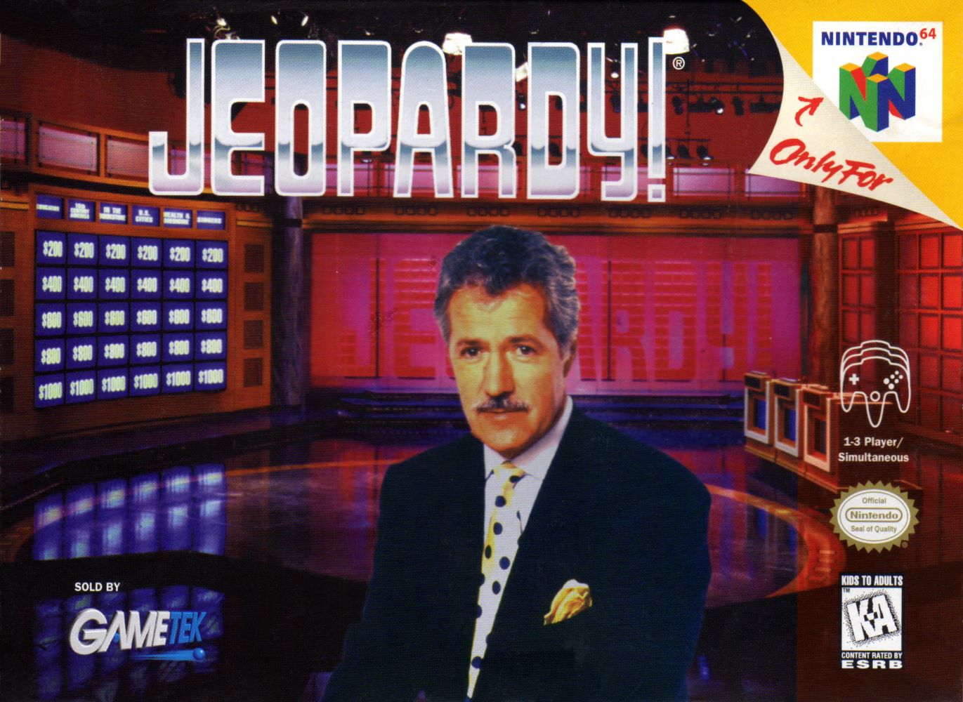 Jeopardy N64 - Video Game - Used - CaveGamers