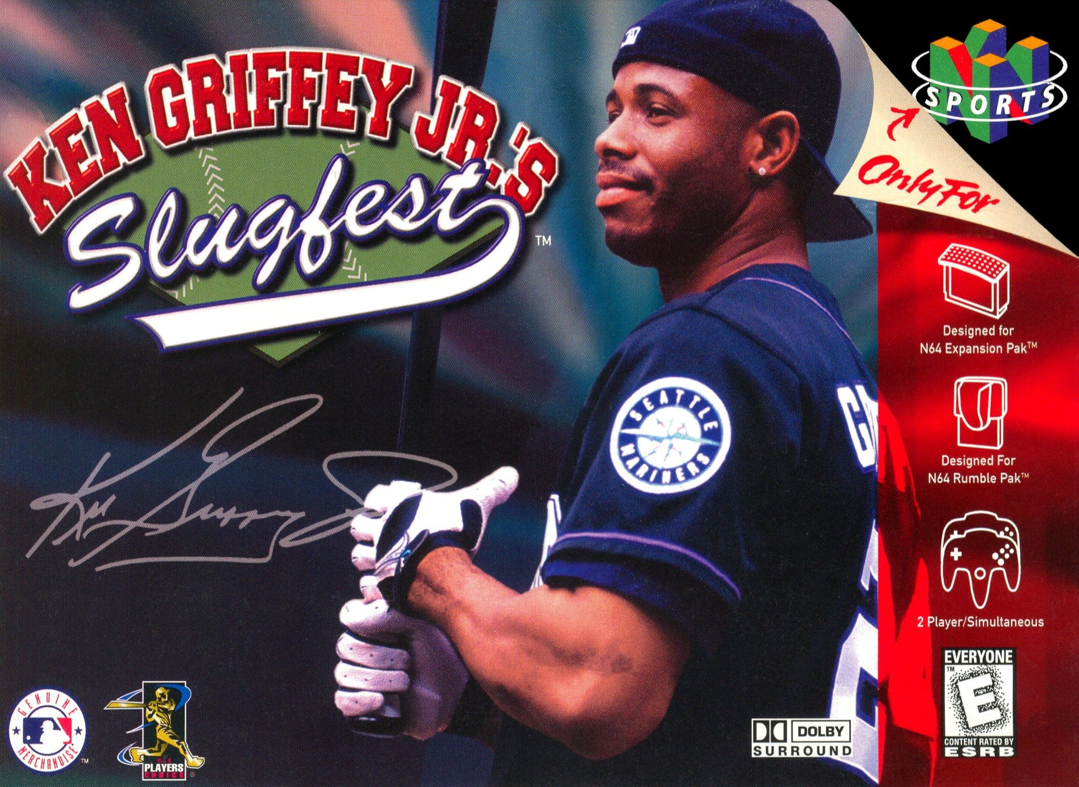 Ken Griffey Jr's Slugfest N64 - Video Game - Used - CaveGamers