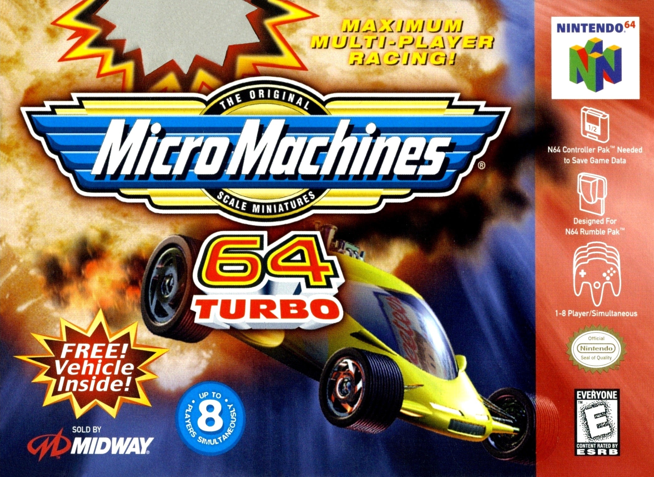 Micro Machines N64 - Video Game - Used - CaveGamers