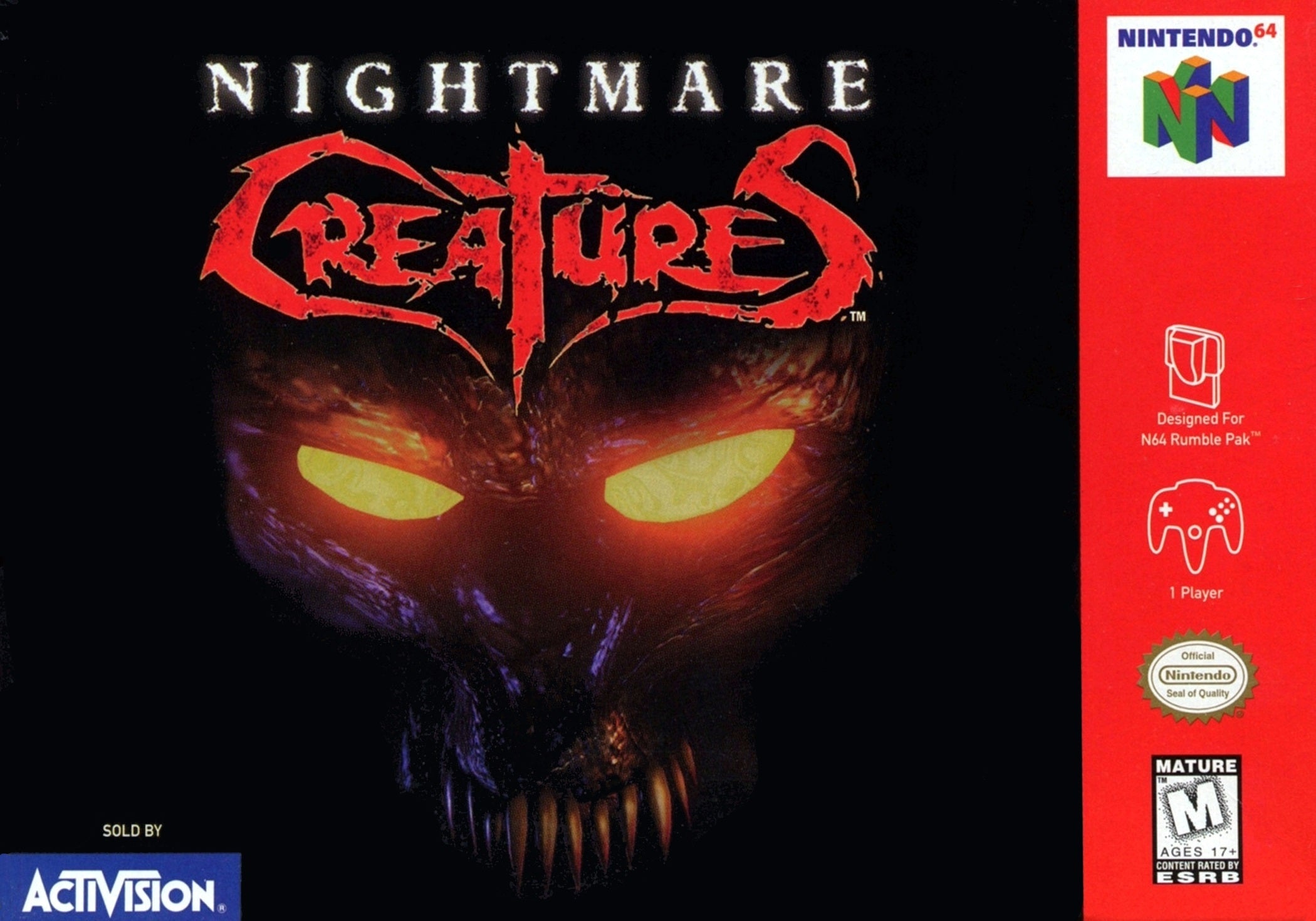 Nightmare Creatures N64 - Video Game - Used - CaveGamers