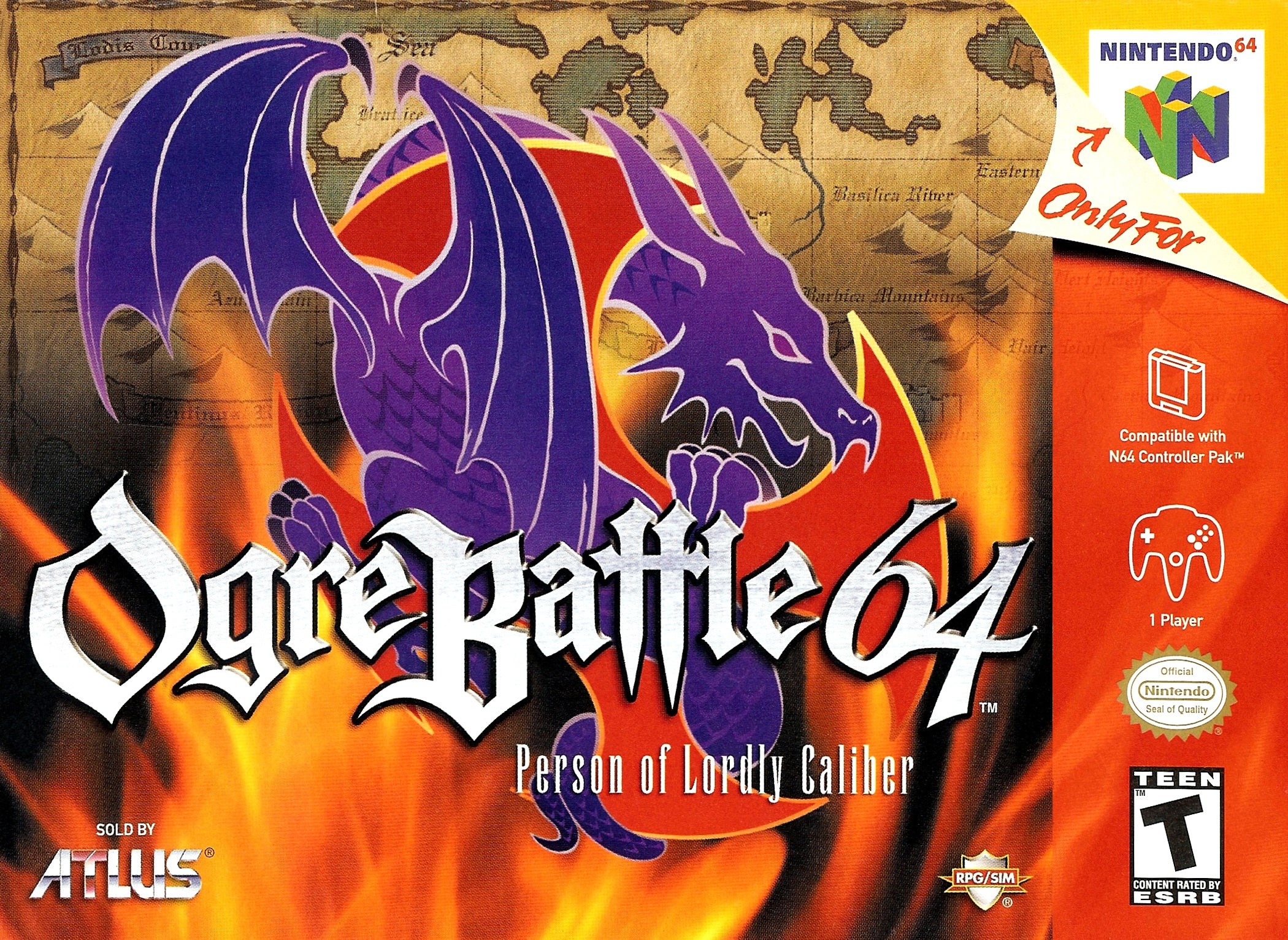 Ogre Battle 64: Person of Lordly Caliber N64 - Video Game - Used - CaveGamers