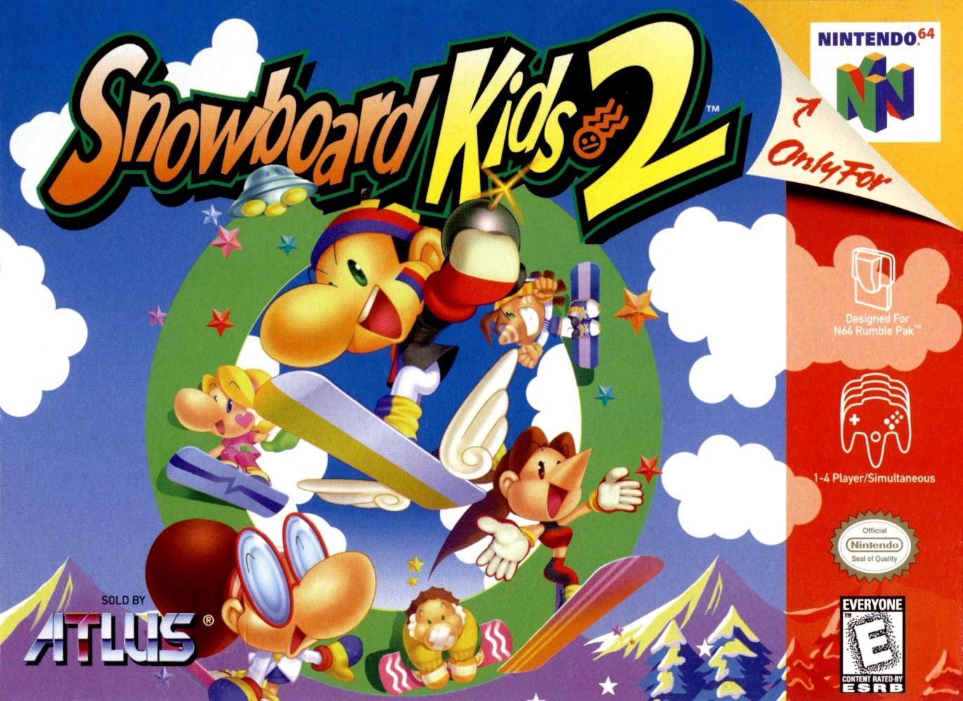 Snowboard Kids 2 N64 - Video Game - Used - CaveGamers