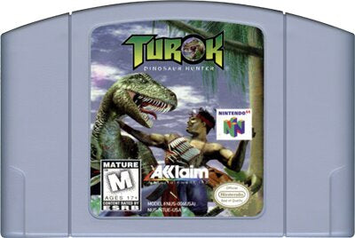 Turok Dinosaur Hunter N64 - Video Game - Used - CaveGamers - Image 3